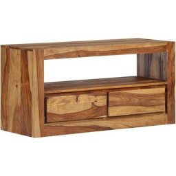 Vidaxl - Meuble tv Bois massif de Sesham 80 x 30 x 40 cm Brun