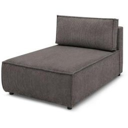 Canapé modulable Bobochic Méridienne sans accoudoir pour canapé modulable nihad tissu velours