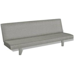 Canapé-lit Gris Polyester vidaXL - Grey