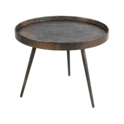 Table basse ronde en métal ø58cm - Jonamai - Couleur - Bronze Drawer