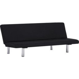 Vidaxl - Canapé-lit Noir Polyester Black