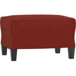 Repose-pied Rouge bordeaux 60x50x41 cm Similicuir Vidaxl Wine red