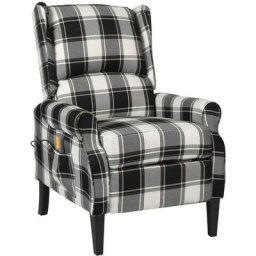 Fauteuil inclinable de massage Multicolore Tissu Vidaxl Multicolore