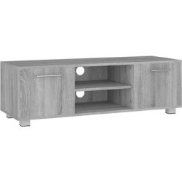 Meuble tv Sonoma gris 110x40x35 cm Bois d'ingénierie Vidaxl Sonoma gris