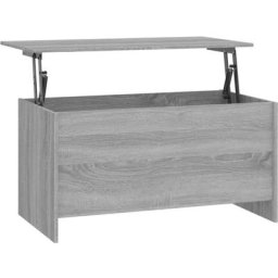 Vidaxl - Table basse Sonoma gris 102x55,5x52,5 cm Bois d'ingénierie Sonoma gris