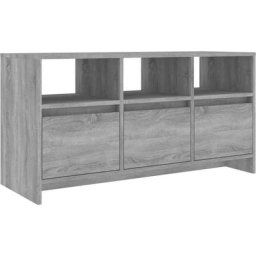 Meuble tv Sonoma gris 102x37,5x52,5 cm Aggloméré Vidaxl Sonoma gris