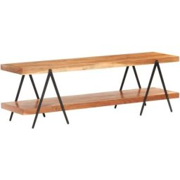 Vidaxl - Meuble tv 160x40x50 cm Bois d'acacia solide n/a