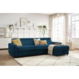 Canapé d'angle convertible Bobochic Canapé d'angle réversible convertible coffre monaco velours