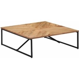 Table salon Moderne - Table basse 110x110x36 cm Bois d'acacia solide FR81083