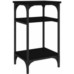 Vidaxl - Table d'appoint Noir 35x30x60 cm Bois d'ingénierie Black