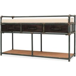 Banc de rangement avec coussin 107,5 x 34,5 x 59 cm Vidaxl Multicolore