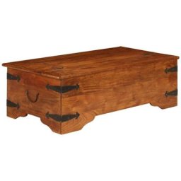 Table basse Bois d'acacia solide avec finition miel 110x55x35cm Vidaxl n/a