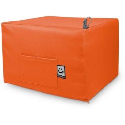 Pouf Lit Confort Orange Unique Orange - Orange