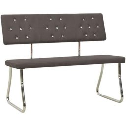 Banc 110 cm Gris anthracite Similicuir Vidaxl anthracite grey