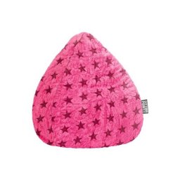 Pouf Fluffy Stars l Rose - Rose