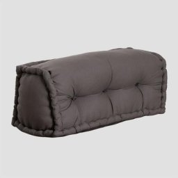 Sklum - Dossier pour canapé modulable en coton Yebel Gris Graphite - Gris Graphite