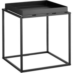Tectake - Table d'appoint cambridge 40x40x44cm - bout de canapé, table basse, table de lit - noir