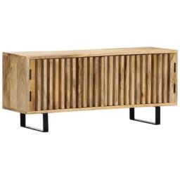 Vidaxl - Meuble tv 90 x 30 x 40 cm Bois de manguier massif Brun