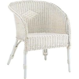 Fauteuil moelle de rotin Coïncidence - Blanc