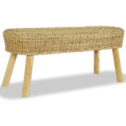 Banc d'entrée 110 x 35 x 45 cm Rotin naturel Vidaxl n/a