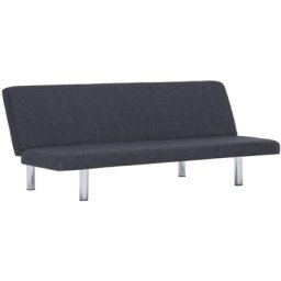 Vidaxl - Canapé-lit Gris foncé Polyester Dark grey