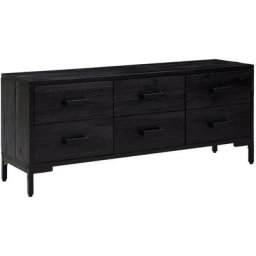 Banc de rangement Noir 110x30x45 cm Bois de pin massif vidaXL - Noir