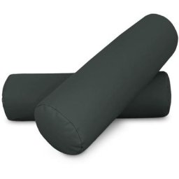 Happers - Coussin cylindrique 50x15 Gris pack 2 unités 50x15 Gris - Gris