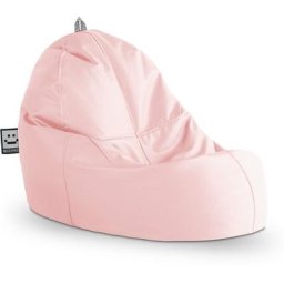 Pouf Lounge Similicuir Indoor Rose Happers Rose