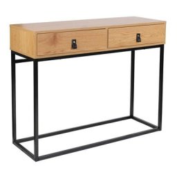 Console en bois et métal Abbott - Naturel