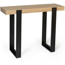 Console phoenix bois et noir - Noir