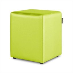Pouf Cube Similicuir Vert pack 2 unités Vert - Vert