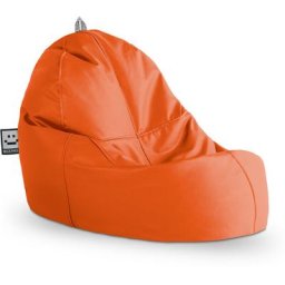 Pouf Lounge Similicuir Indoor Orange Happers Orange