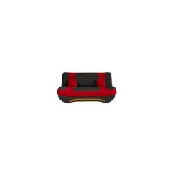 Canapé en lit convertible avec coffre 3 places de rangement relax - clic clac, banquette - en tissu