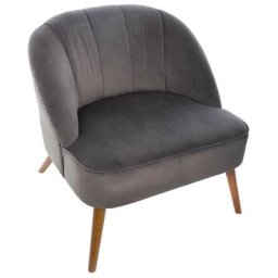 Fauteuil deco naova Atmosphera gris - Gris