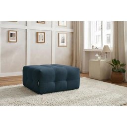Canapé modulable Bobochic Pouf pour canapé modulable kleber Bleu foncé - Bleu foncé