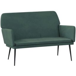 Banc Vert foncé 108x79x79 cm Velours Vidaxl Vert foncé