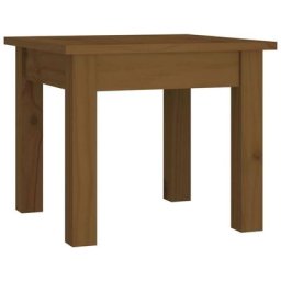 Table basse Marron miel 35x35x30 cm Bois massif de pin Vidaxl marron miel