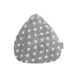 Pouf Fluffy Stars l Gris - Gris