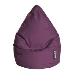Pouf Poire Brava xxl Aubergine - Aubergine