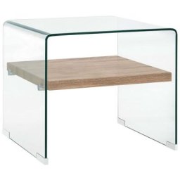 Table basse Clair 50 x 50 x 45 cm Verre trempé Vidaxl n/a