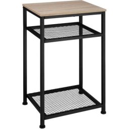 Tectake - Table d'appoint york 45,5x36x75,5cm - Table d'appoint style industriel, table de