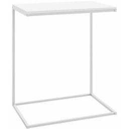 Vidaxl - Table d'appoint Blanc 55x35x66 cm Bois d'ingénierie Blanc