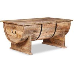 Vidaxl - Table basse Bois de manguier massif 88 x 50 x 40 cm Brun