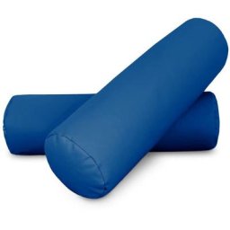 Happers - Coussin cylindrique 50x15 Bleu pack 2 unités 50x15 Bleu - Bleu