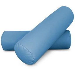 Happers - Coussin cylindrique 50x15 Bleu ciel pack 2 unités 50x15 Bleu Ciel - Bleu Ciel