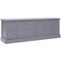 Banc d'entrée Gris foncé 115x30x40 cm Bois Vidaxl Gris foncé
