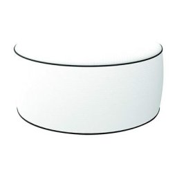 Pouf blanc 53X53X23 cm