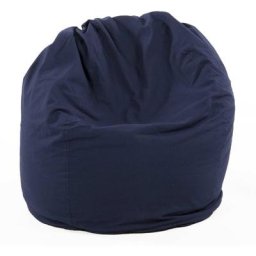 Poire en coton déhoussable Flo - Bleu Marine