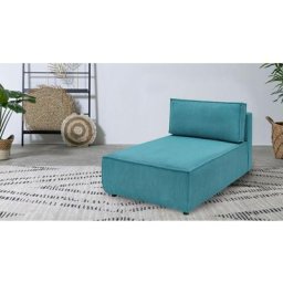 Canapé modulable Bobochic Méridienne sans accoudoir pour canapé modulable nihad tissu velours