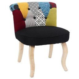 Fauteuil Eleonor Patchwork Home Deco Factory